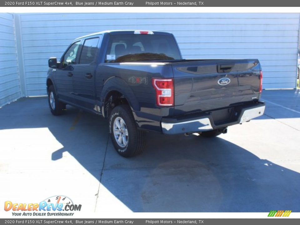 2020 Ford F150 XLT SuperCrew 4x4 Blue Jeans / Medium Earth Gray Photo #6