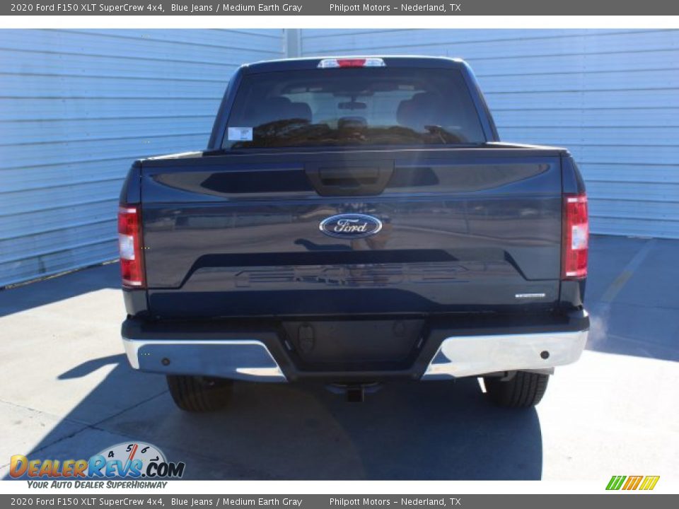 2020 Ford F150 XLT SuperCrew 4x4 Blue Jeans / Medium Earth Gray Photo #7