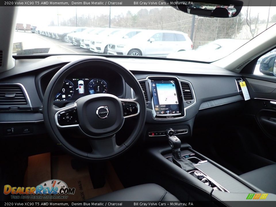 Dashboard of 2020 Volvo XC90 T5 AWD Momentum Photo #9