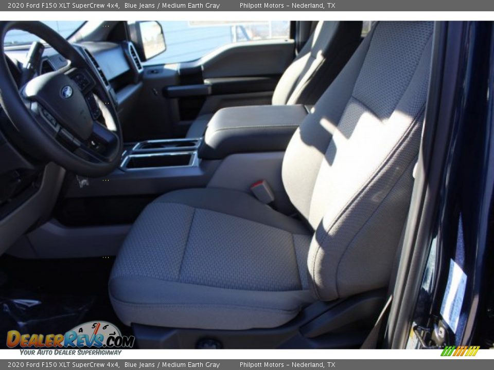 2020 Ford F150 XLT SuperCrew 4x4 Blue Jeans / Medium Earth Gray Photo #10