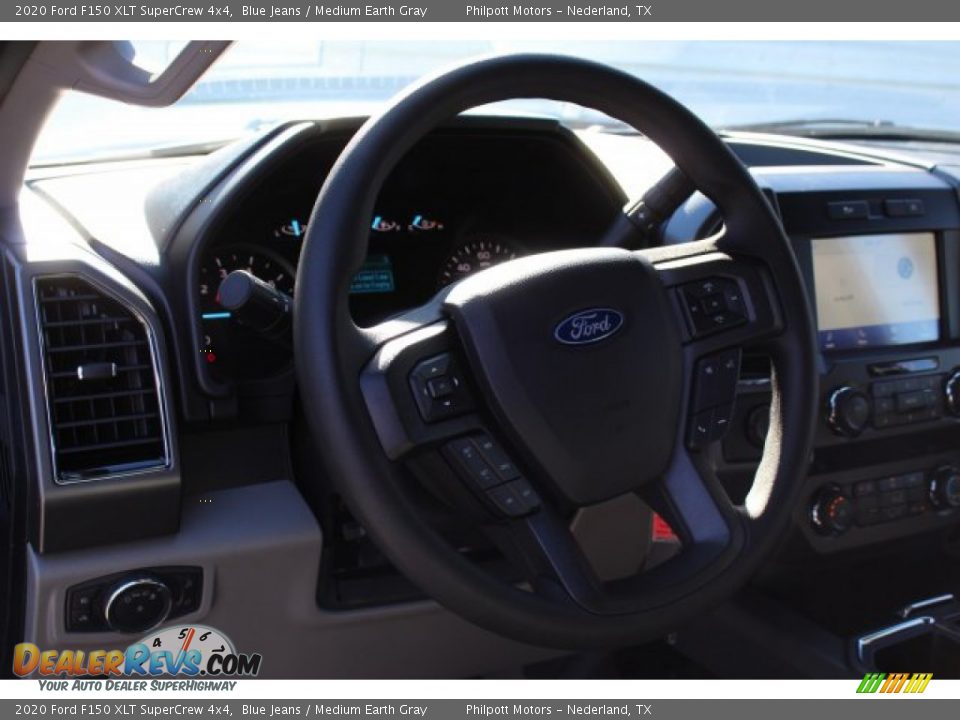 2020 Ford F150 XLT SuperCrew 4x4 Blue Jeans / Medium Earth Gray Photo #12