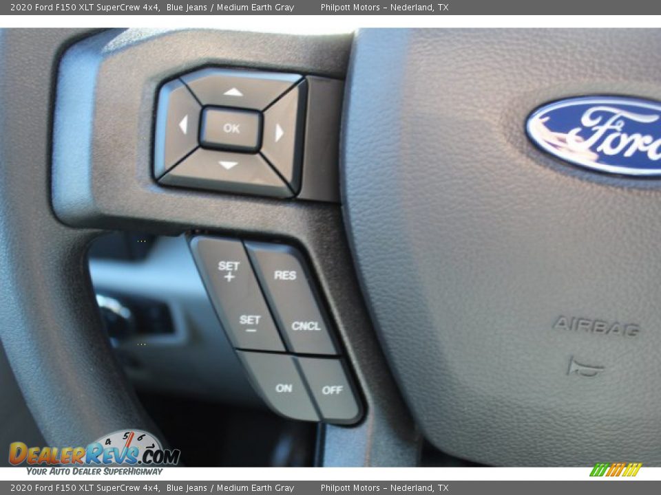 2020 Ford F150 XLT SuperCrew 4x4 Blue Jeans / Medium Earth Gray Photo #13