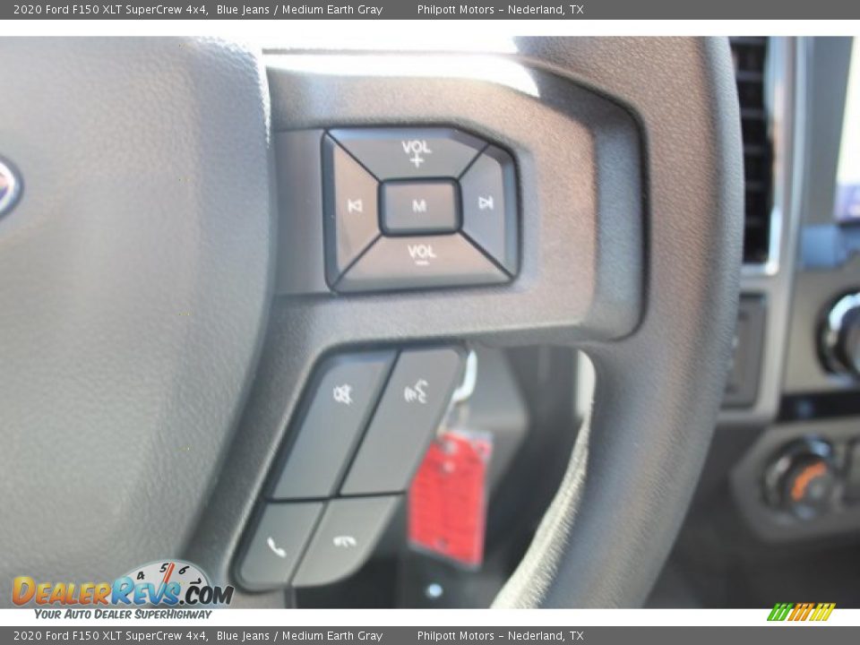 2020 Ford F150 XLT SuperCrew 4x4 Blue Jeans / Medium Earth Gray Photo #14