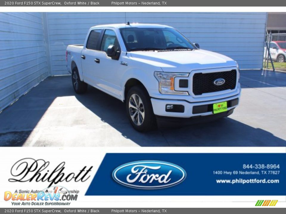 2020 Ford F150 STX SuperCrew Oxford White / Black Photo #1