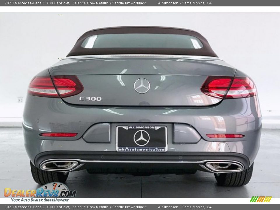 2020 Mercedes-Benz C 300 Cabriolet Selenite Grey Metallic / Saddle Brown/Black Photo #3