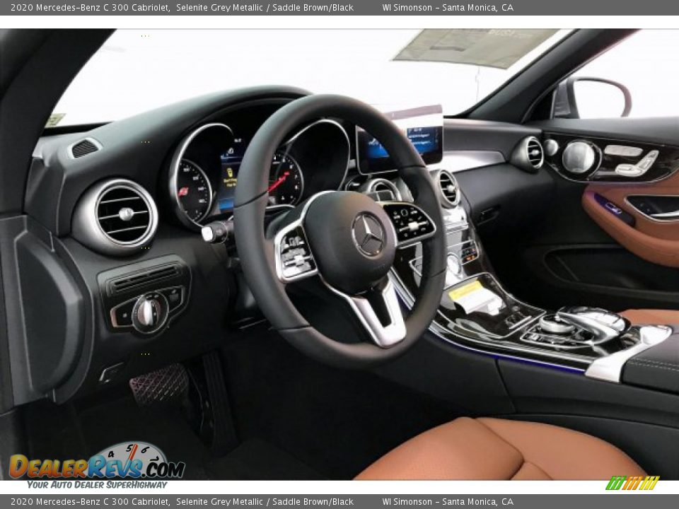 2020 Mercedes-Benz C 300 Cabriolet Selenite Grey Metallic / Saddle Brown/Black Photo #4
