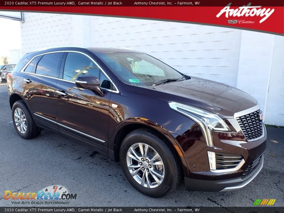 2020 Cadillac XT5 Premium Luxury AWD Garnet Metallic / Jet Black Photo #1