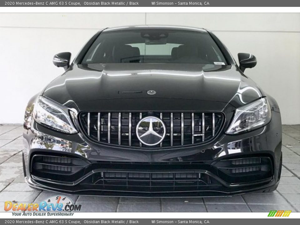 2020 Mercedes-Benz C AMG 63 S Coupe Obsidian Black Metallic / Black Photo #2