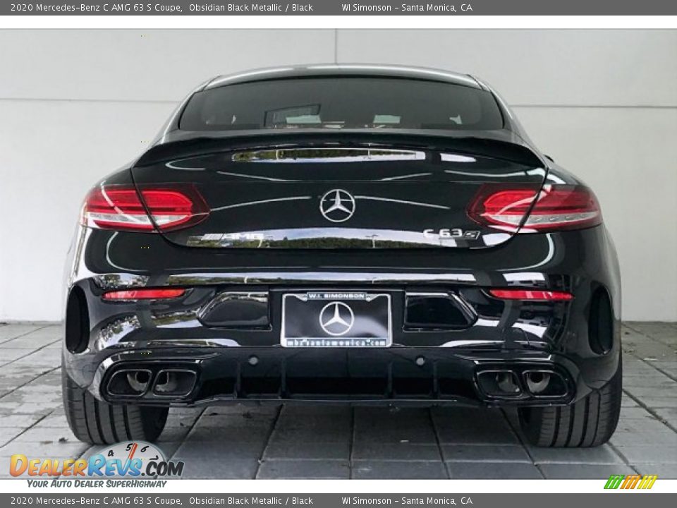 2020 Mercedes-Benz C AMG 63 S Coupe Obsidian Black Metallic / Black Photo #3