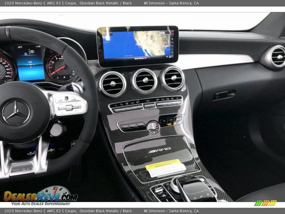 2020 Mercedes-Benz C AMG 63 S Coupe Obsidian Black Metallic / Black Photo #5