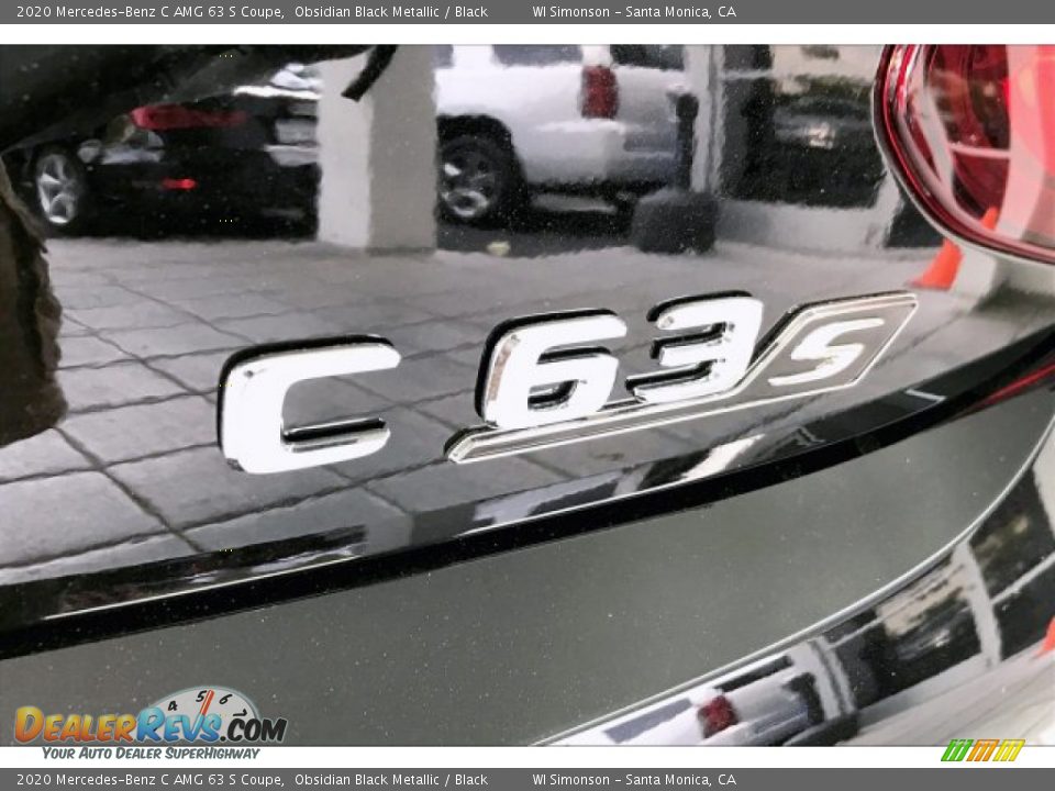2020 Mercedes-Benz C AMG 63 S Coupe Obsidian Black Metallic / Black Photo #7