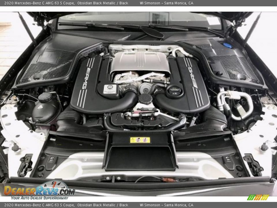2020 Mercedes-Benz C AMG 63 S Coupe 4.0 Liter AMG biturbo DOHC 32-Valve VVT V8 Engine Photo #9