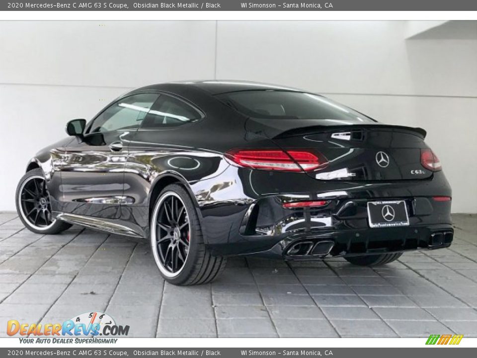 2020 Mercedes-Benz C AMG 63 S Coupe Obsidian Black Metallic / Black Photo #10