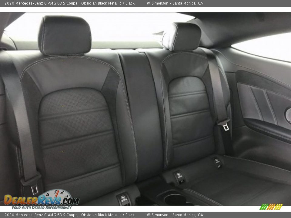 2020 Mercedes-Benz C AMG 63 S Coupe Obsidian Black Metallic / Black Photo #13