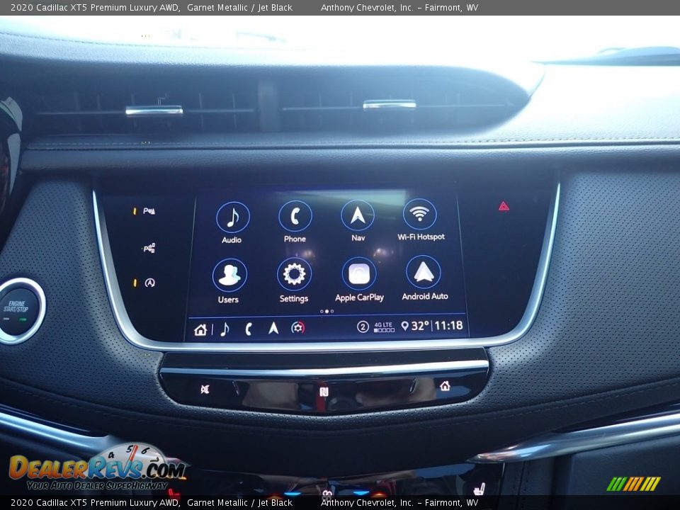 2020 Cadillac XT5 Premium Luxury AWD Garnet Metallic / Jet Black Photo #15