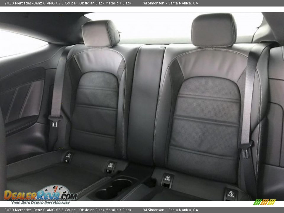 2020 Mercedes-Benz C AMG 63 S Coupe Obsidian Black Metallic / Black Photo #15