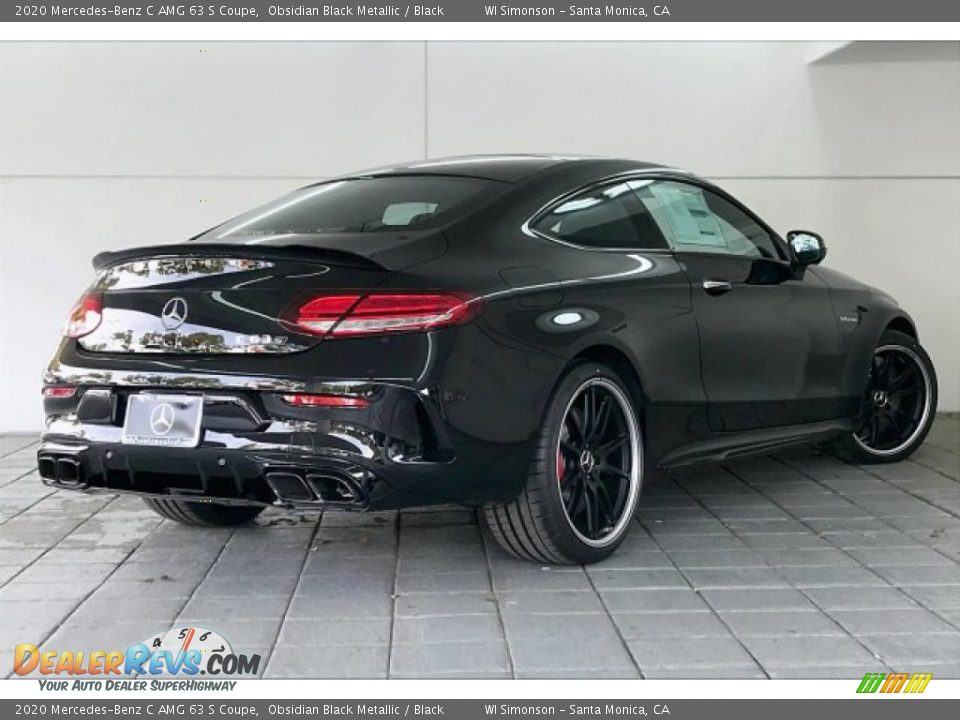 2020 Mercedes-Benz C AMG 63 S Coupe Obsidian Black Metallic / Black Photo #16