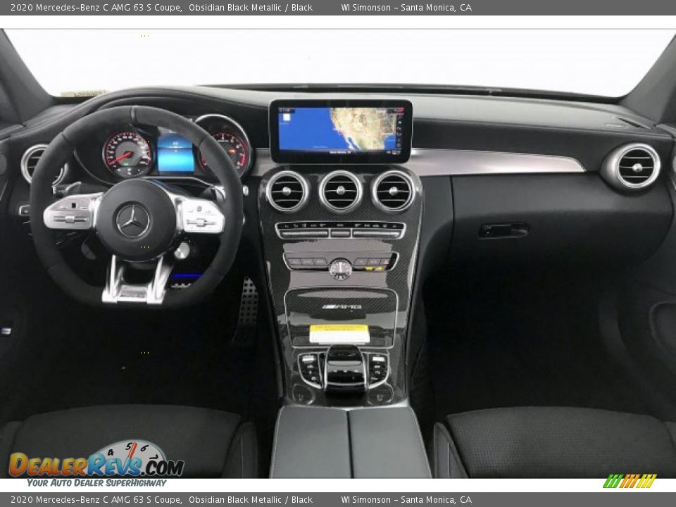 Dashboard of 2020 Mercedes-Benz C AMG 63 S Coupe Photo #17