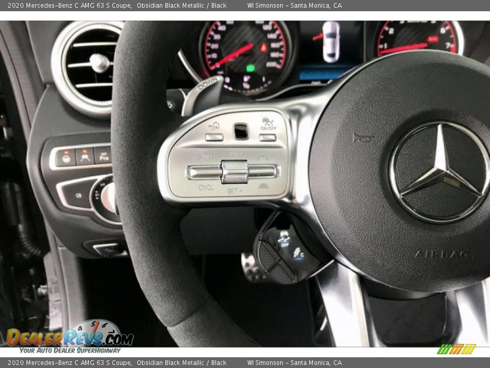 2020 Mercedes-Benz C AMG 63 S Coupe Steering Wheel Photo #18