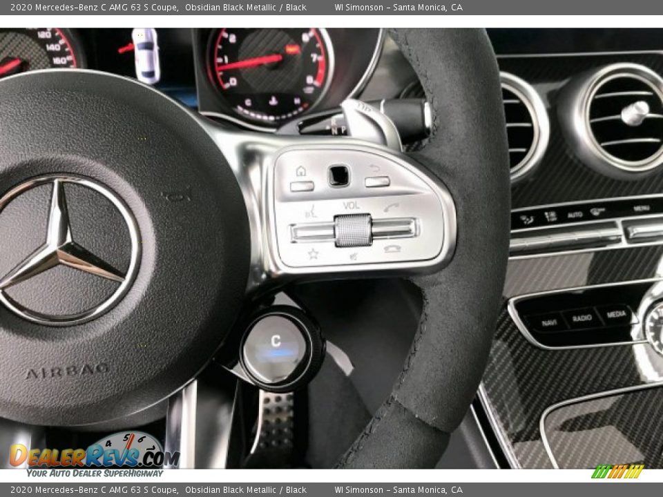 2020 Mercedes-Benz C AMG 63 S Coupe Steering Wheel Photo #19