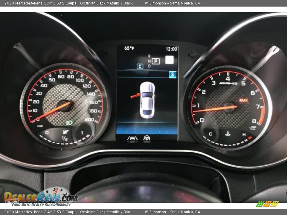 2020 Mercedes-Benz C AMG 63 S Coupe Gauges Photo #20