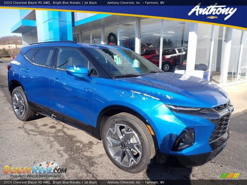 2020 Chevrolet Blazer RS AWD Bright Blue Metallic / Jet Black Photo #1