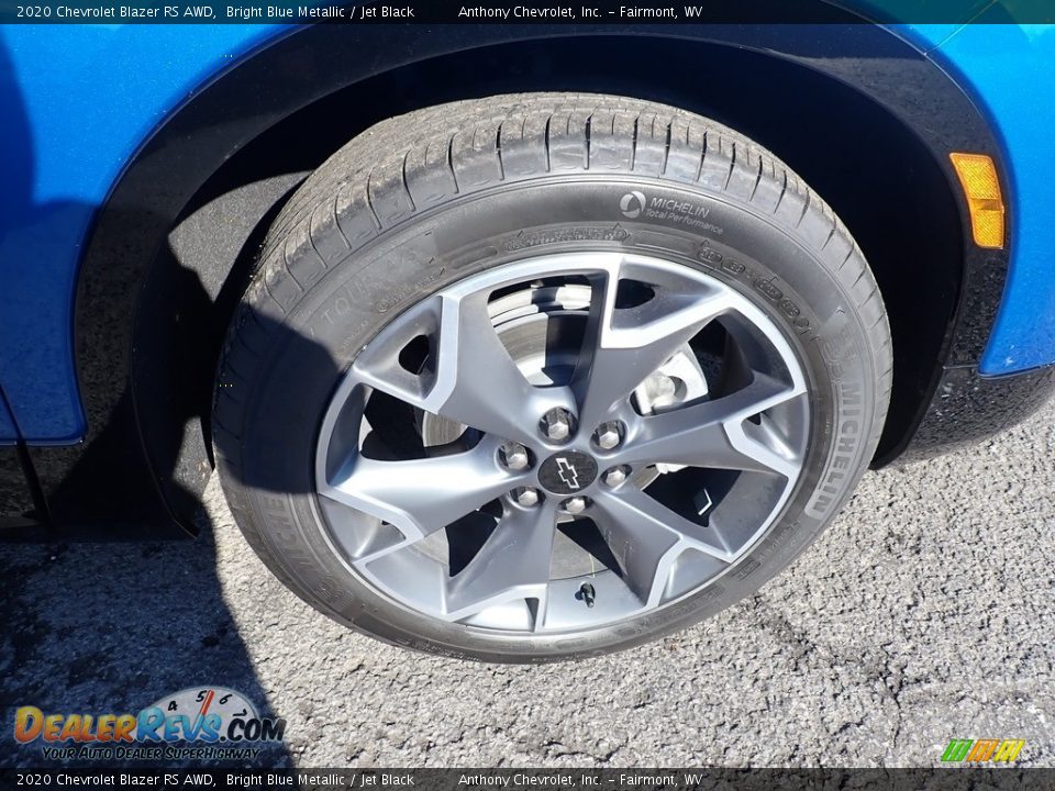 2020 Chevrolet Blazer RS AWD Bright Blue Metallic / Jet Black Photo #2