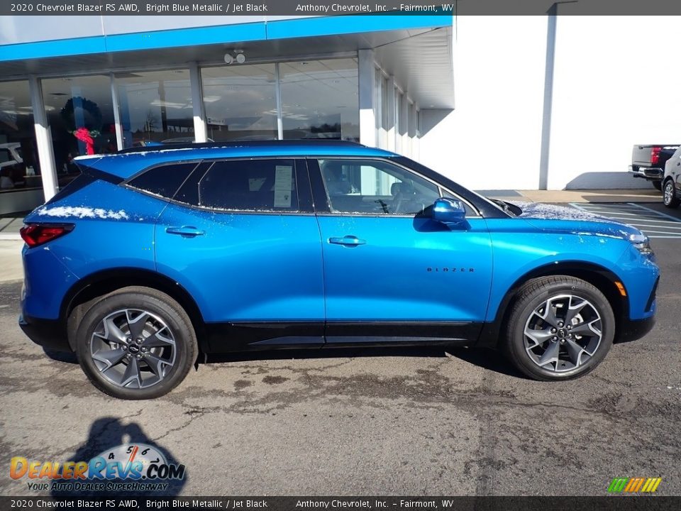 2020 Chevrolet Blazer RS AWD Bright Blue Metallic / Jet Black Photo #3