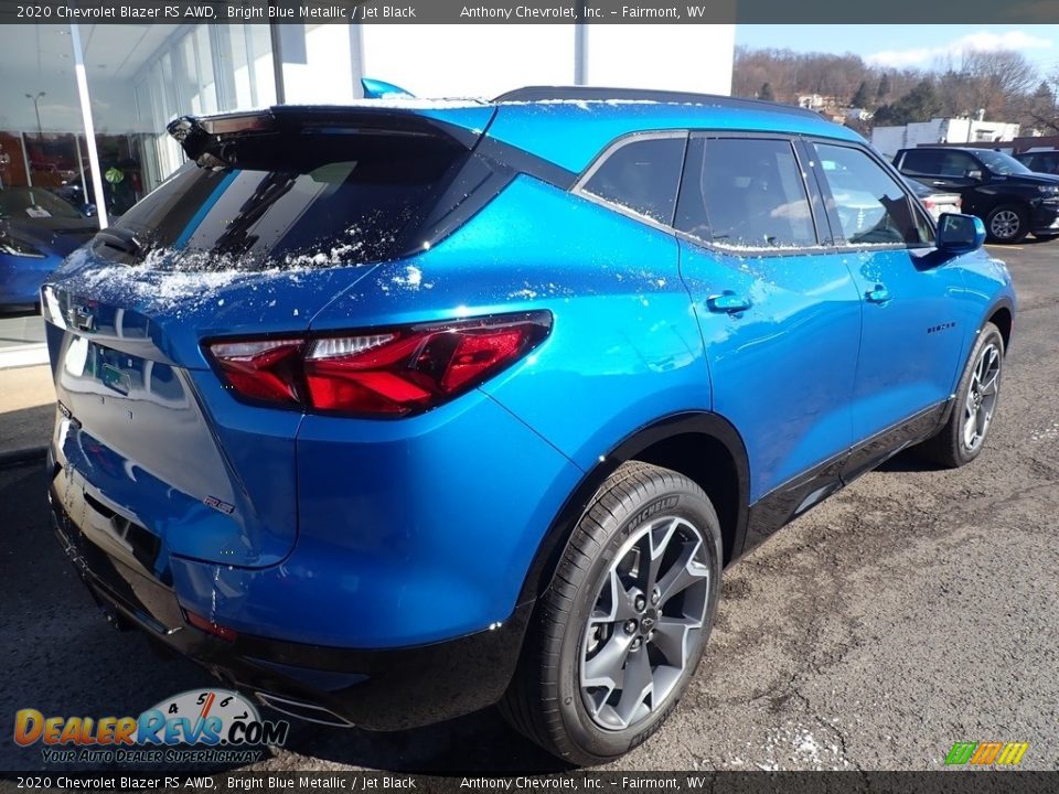 2020 Chevrolet Blazer RS AWD Bright Blue Metallic / Jet Black Photo #4