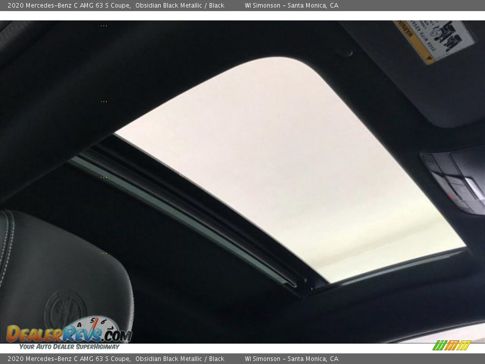 2020 Mercedes-Benz C AMG 63 S Coupe Obsidian Black Metallic / Black Photo #29