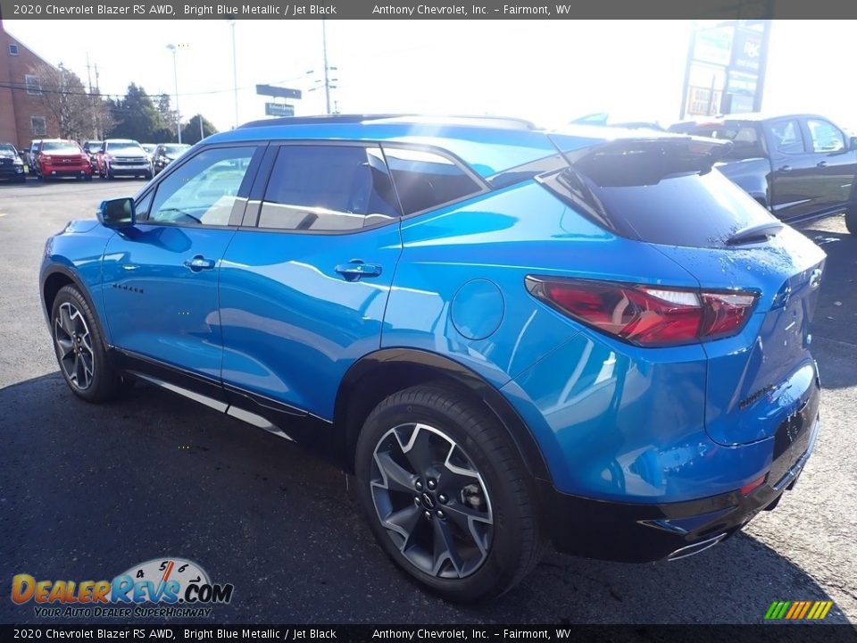 2020 Chevrolet Blazer RS AWD Bright Blue Metallic / Jet Black Photo #5