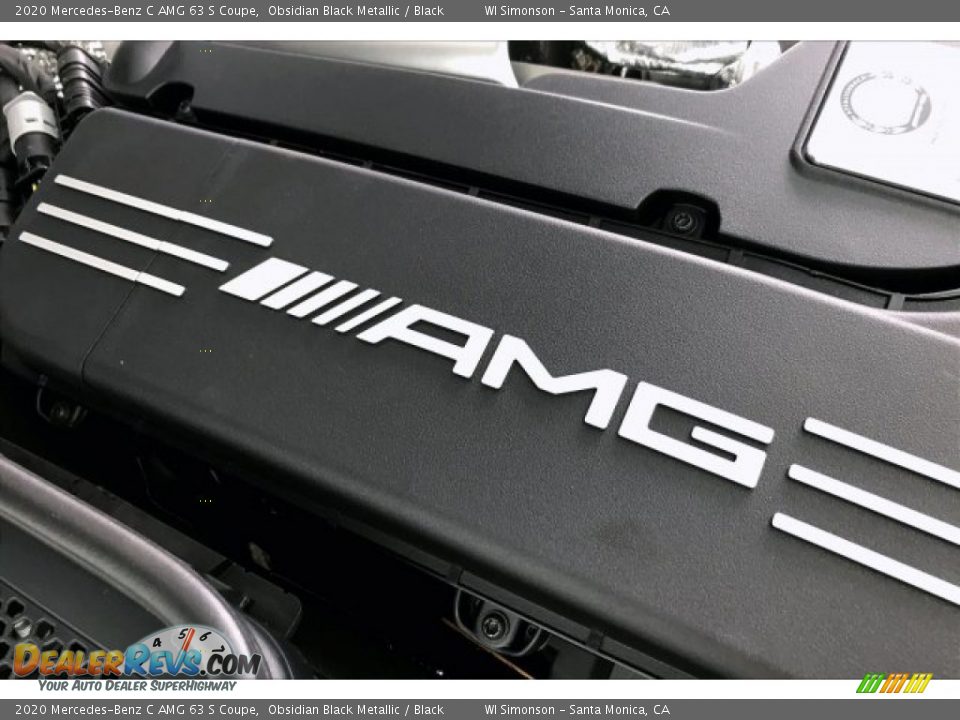 2020 Mercedes-Benz C AMG 63 S Coupe Obsidian Black Metallic / Black Photo #31