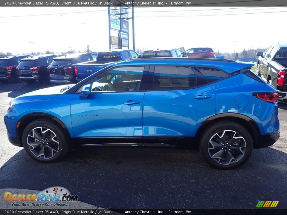 2020 Chevrolet Blazer RS AWD Bright Blue Metallic / Jet Black Photo #6