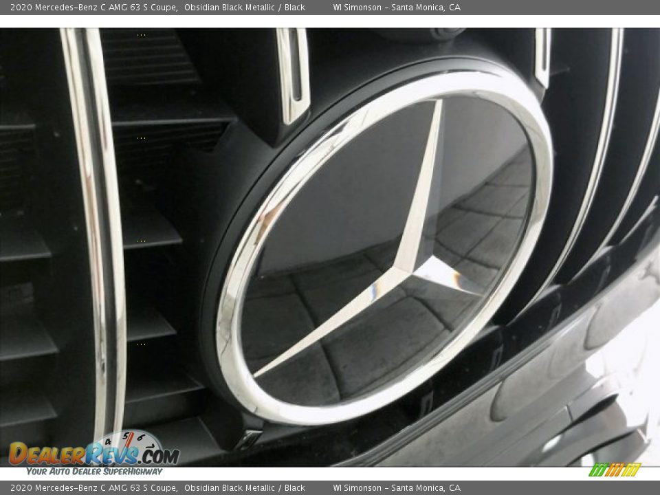 2020 Mercedes-Benz C AMG 63 S Coupe Obsidian Black Metallic / Black Photo #33