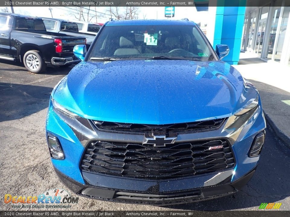 2020 Chevrolet Blazer RS AWD Bright Blue Metallic / Jet Black Photo #8