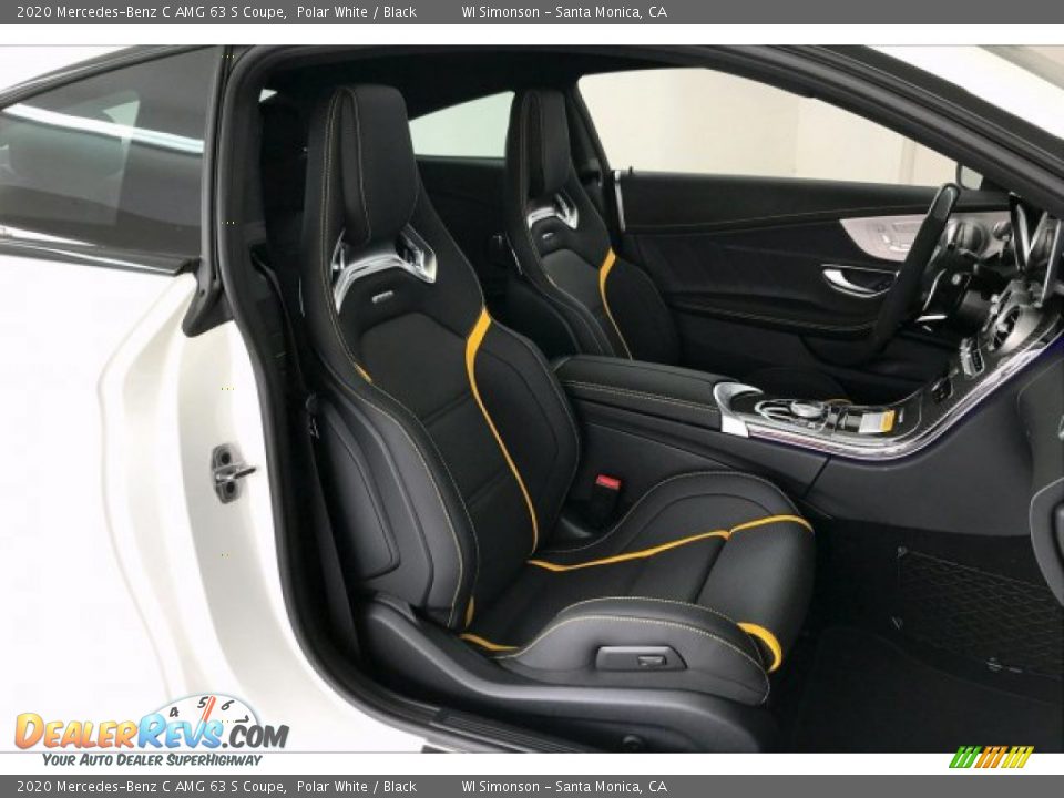 Black Interior - 2020 Mercedes-Benz C AMG 63 S Coupe Photo #6