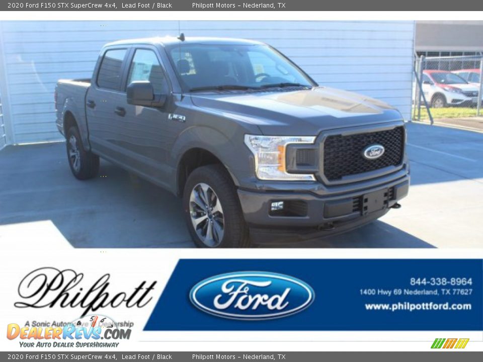 2020 Ford F150 STX SuperCrew 4x4 Lead Foot / Black Photo #1