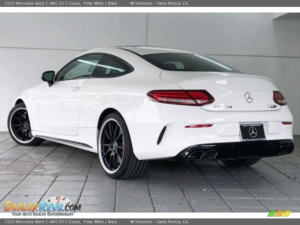2020 Mercedes-Benz C AMG 63 S Coupe Polar White / Black Photo #10