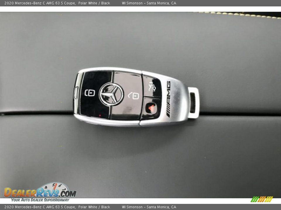 2020 Mercedes-Benz C AMG 63 S Coupe Polar White / Black Photo #11