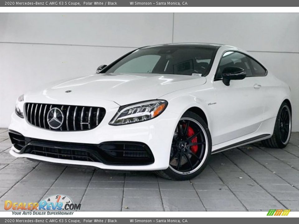 Front 3/4 View of 2020 Mercedes-Benz C AMG 63 S Coupe Photo #12