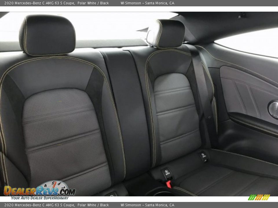 Rear Seat of 2020 Mercedes-Benz C AMG 63 S Coupe Photo #13
