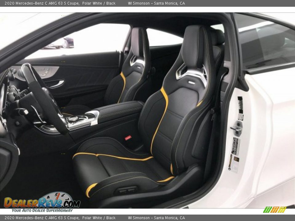 Front Seat of 2020 Mercedes-Benz C AMG 63 S Coupe Photo #14