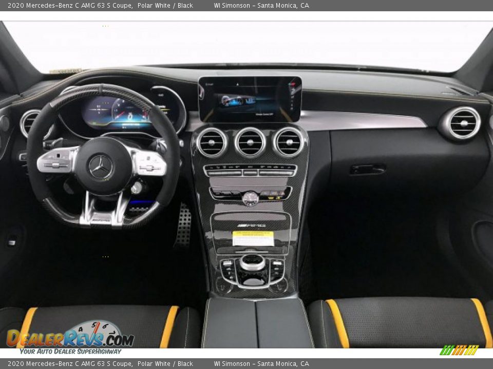 Dashboard of 2020 Mercedes-Benz C AMG 63 S Coupe Photo #17