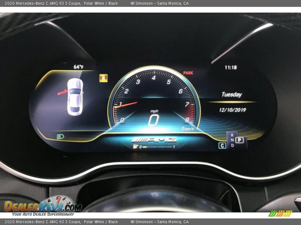 2020 Mercedes-Benz C AMG 63 S Coupe Gauges Photo #20