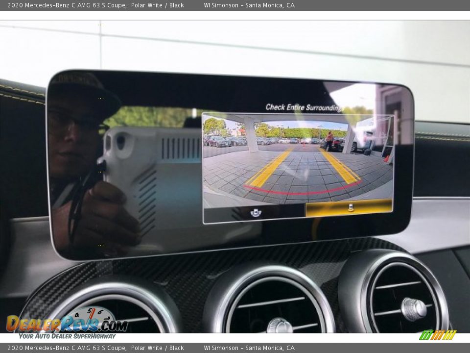 2020 Mercedes-Benz C AMG 63 S Coupe Polar White / Black Photo #21