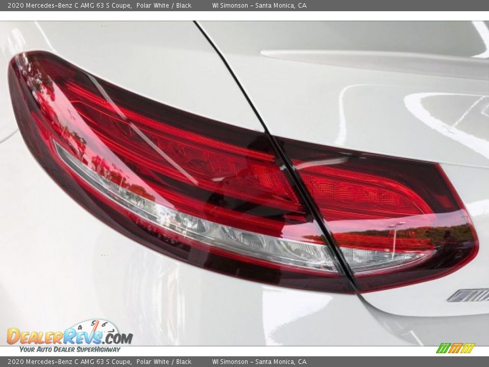 2020 Mercedes-Benz C AMG 63 S Coupe Polar White / Black Photo #26