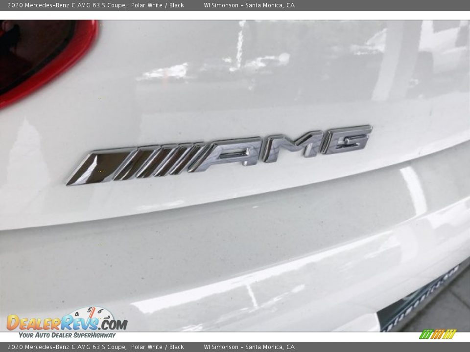 2020 Mercedes-Benz C AMG 63 S Coupe Polar White / Black Photo #27