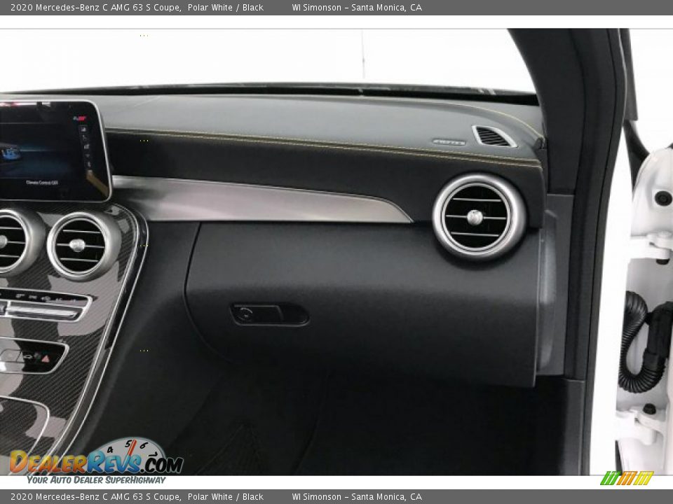 2020 Mercedes-Benz C AMG 63 S Coupe Polar White / Black Photo #28
