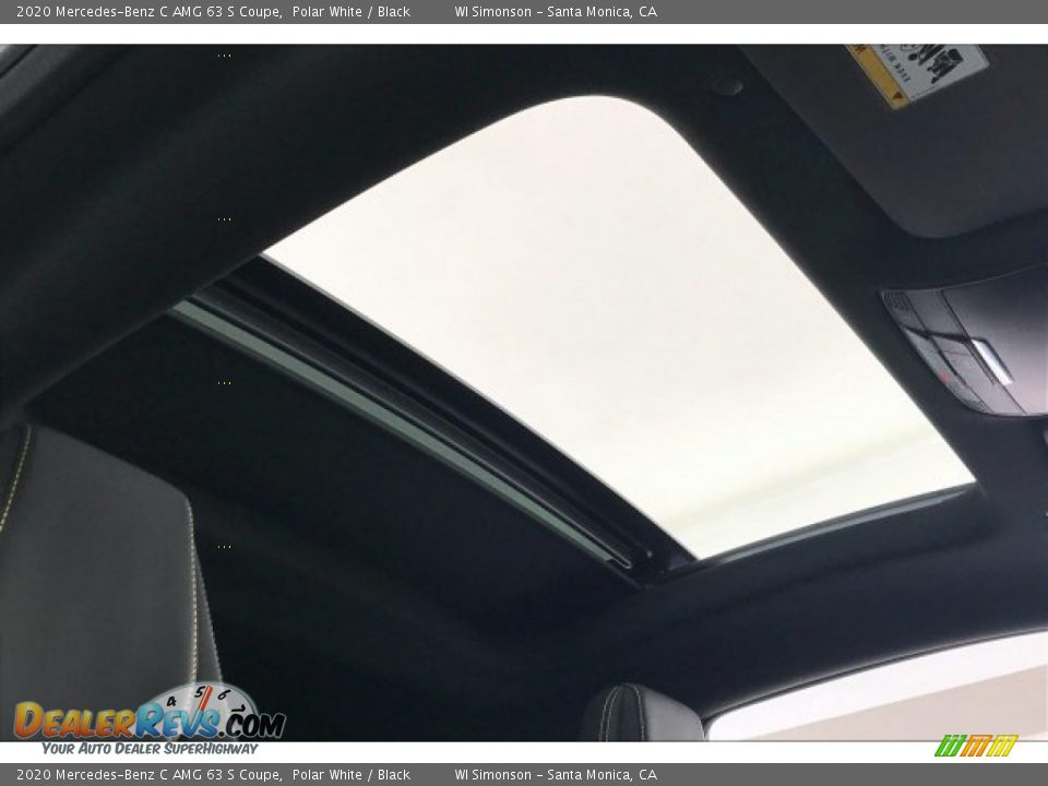 2020 Mercedes-Benz C AMG 63 S Coupe Polar White / Black Photo #29