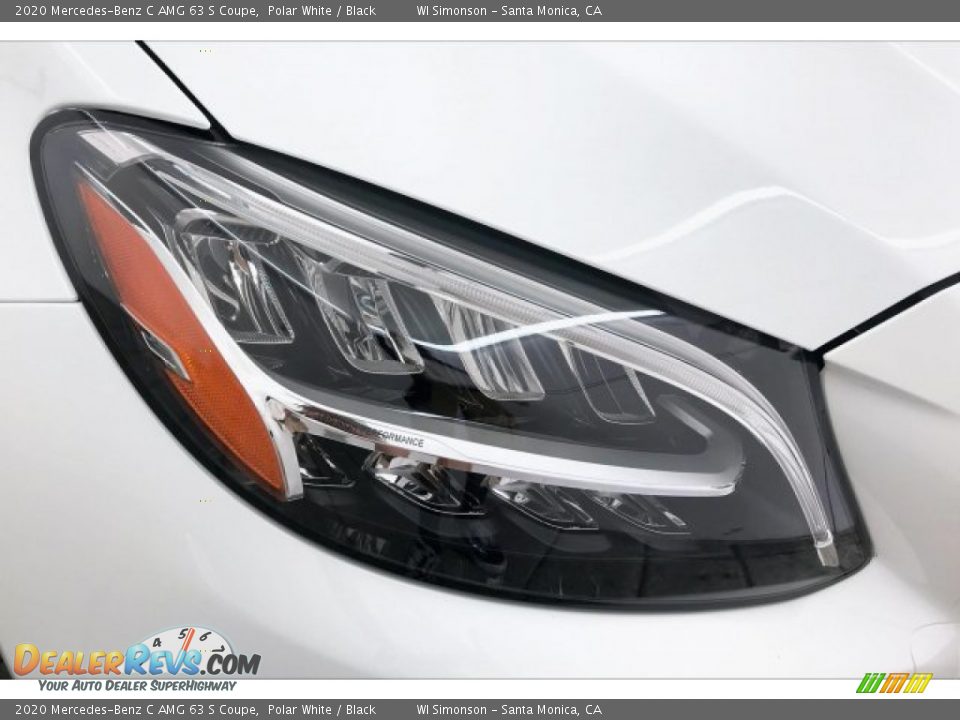 2020 Mercedes-Benz C AMG 63 S Coupe Polar White / Black Photo #32